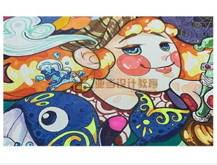 南昌亞當(dāng)設(shè)計學(xué)員手繪作品